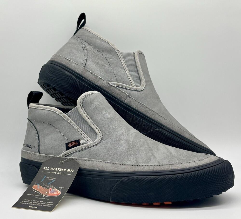 Vans Mid Slip SF MTE Sam Taxwood Gray Black VN0A3ZCA0BR Mens 9.5 Women’s 11 NIB